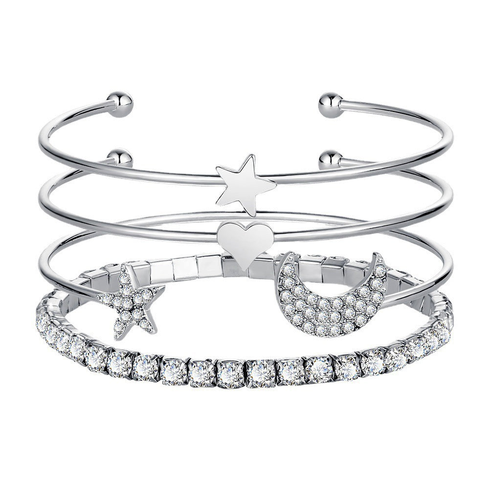 Set de Pulseras Luna & Estrella