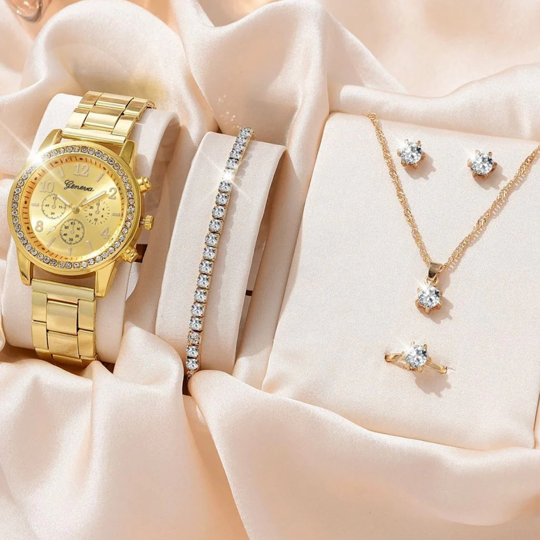Golden Vow- Conjunto de 5 joyas