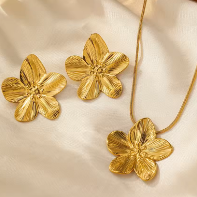 Conjunto Flor Dorada