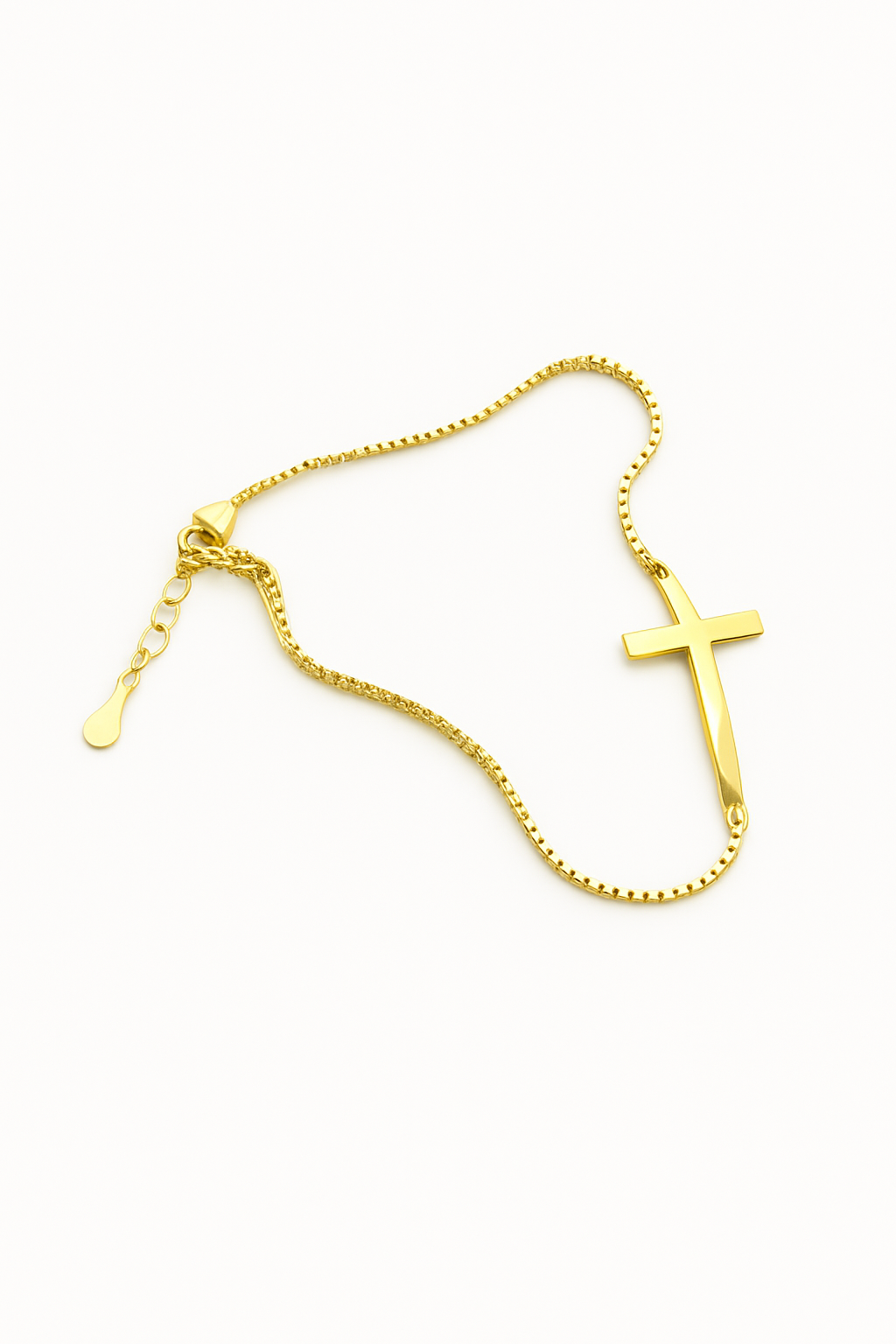 Pulsera Cruz Oro 18K