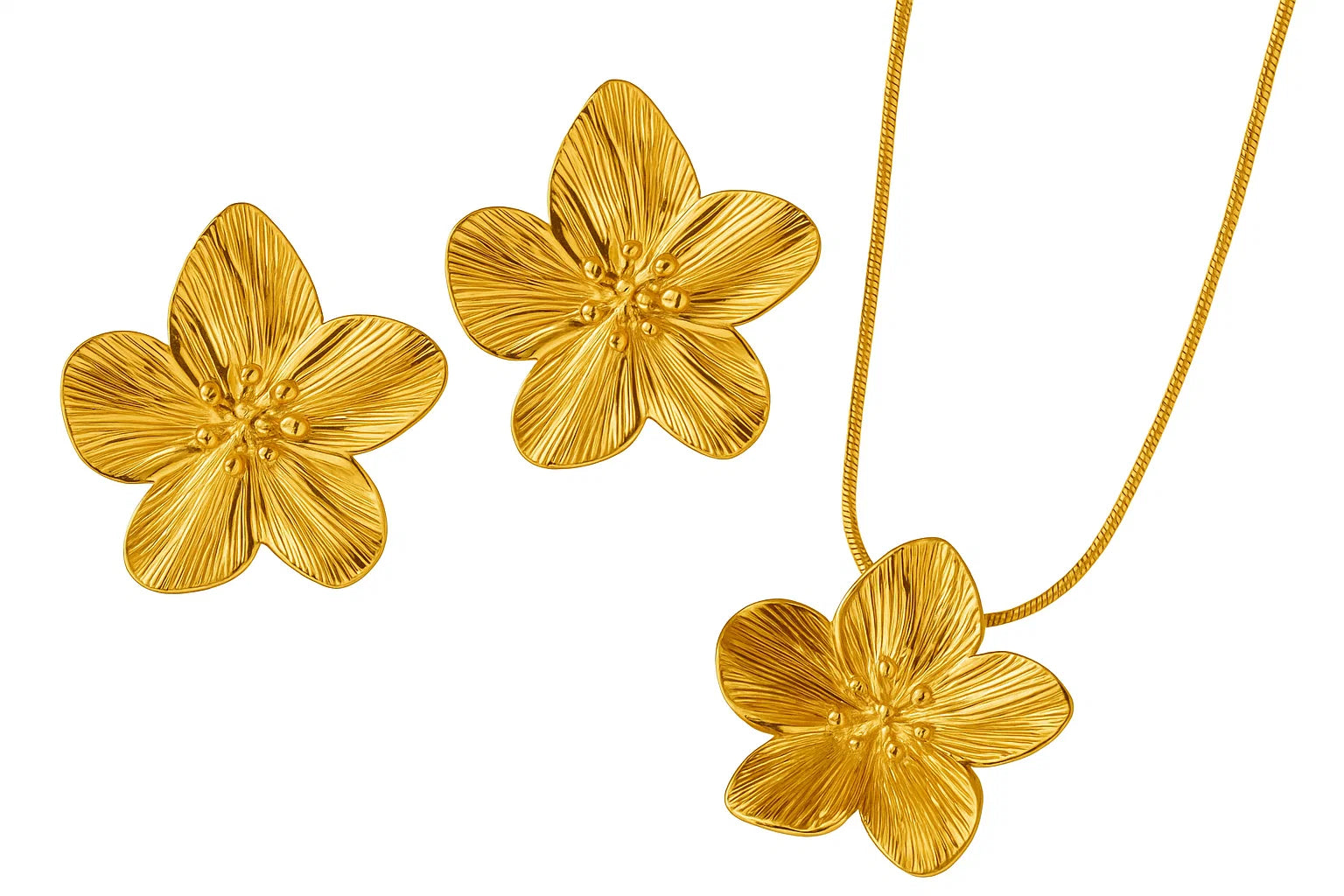 Conjunto Flor Dorada