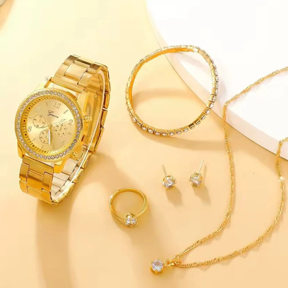 Golden Vow- Conjunto de 5 joyas